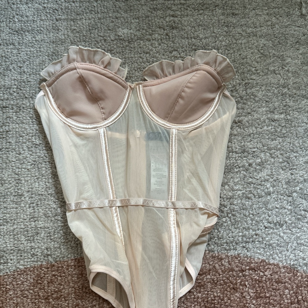 Nasty Gal Cream Kids Bodysuit